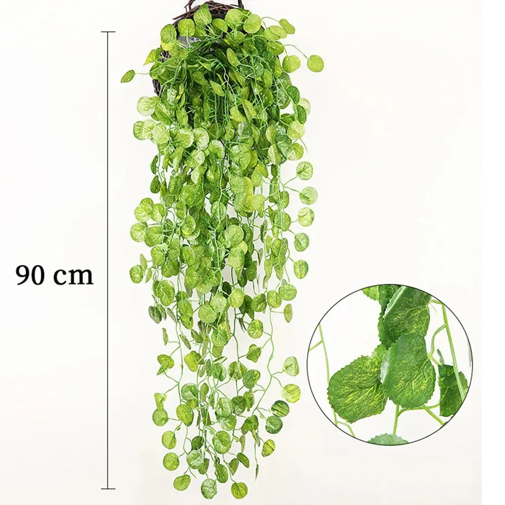 90cm Artificial Hanging Ivy Vine – Green Creeper Plant for Wall, Home, Garden, Wedding & Party Décor