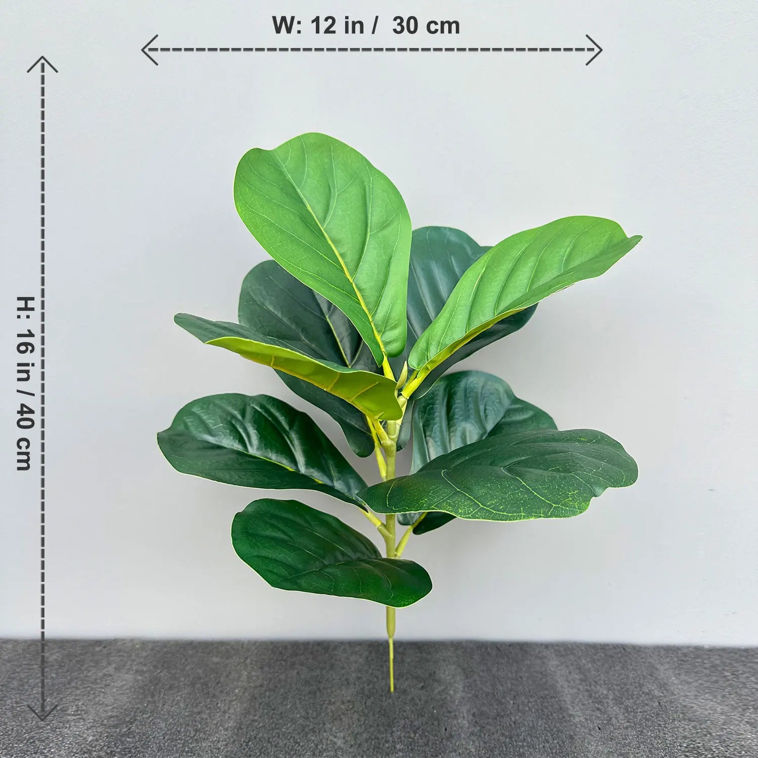 70/135cm Artificial Ficus Tree – Large Faux Banyan Rubber Plant with Plastic Leaves for Home & Garden Décor