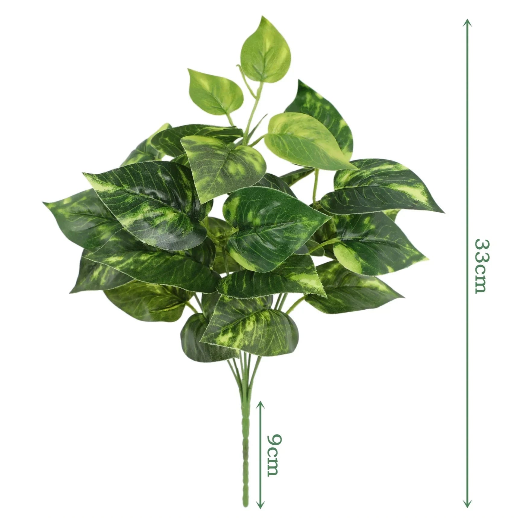 Artificial Plants Leaves Silk Tortoiseshell Leaf Dieffenbough Fake Small Fairy Taro Simulation Green Plant Living Room Decor