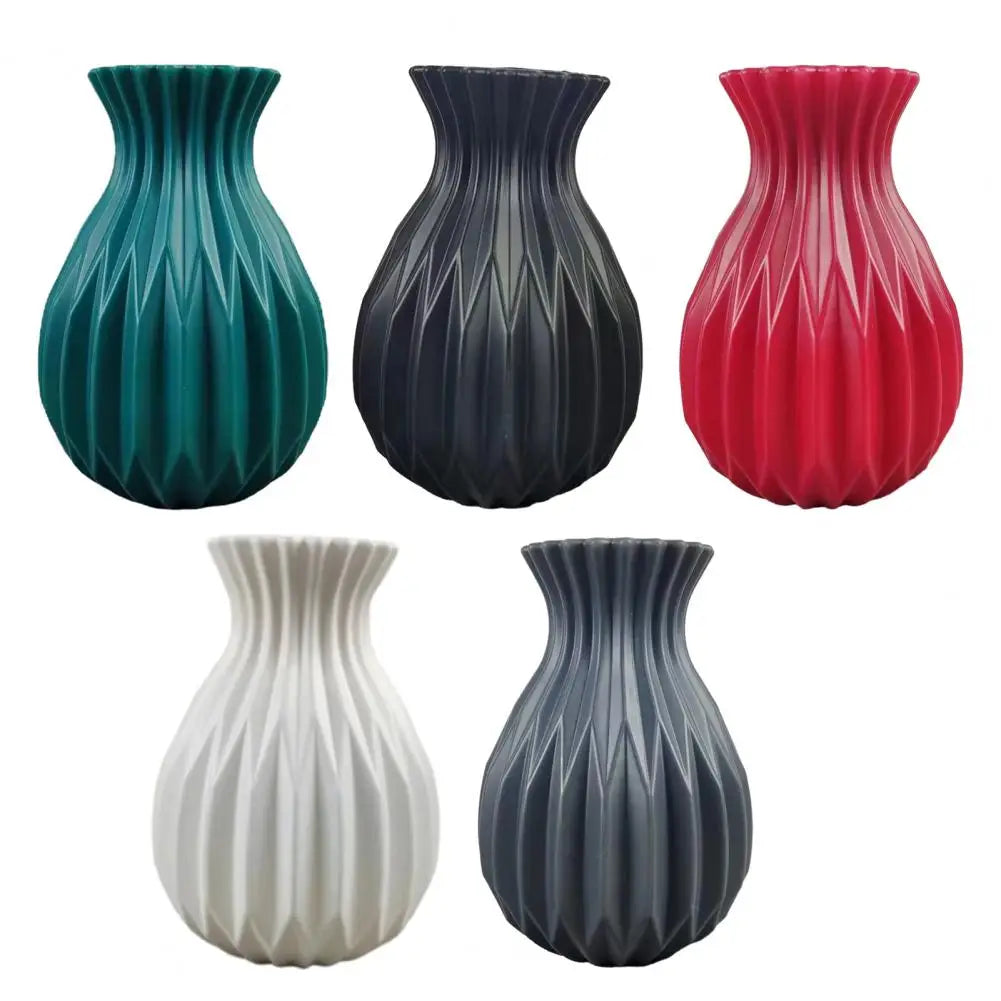 Elegant Decorative Flower Vase – Modern Plastic Vase for Home Decoration, Room Ornament & Wedding Décor