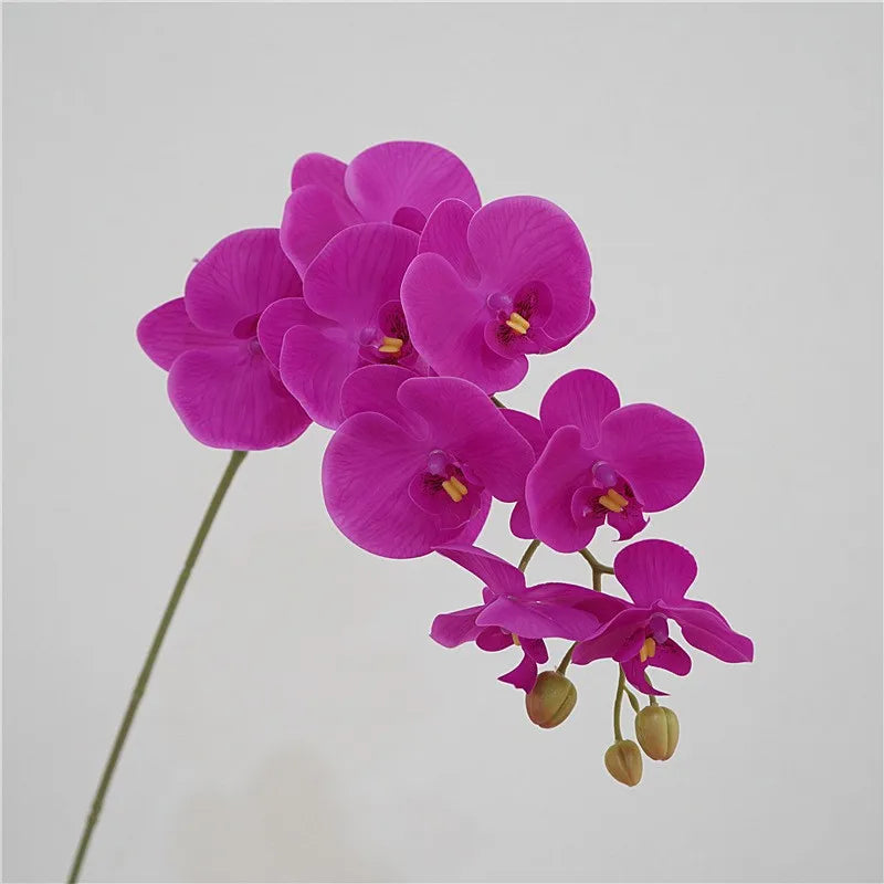 98cm Artificial Butterfly Orchid with 9 Heads – Fake Moth Orchid Flowers for Wedding, Christmas & Home Décor