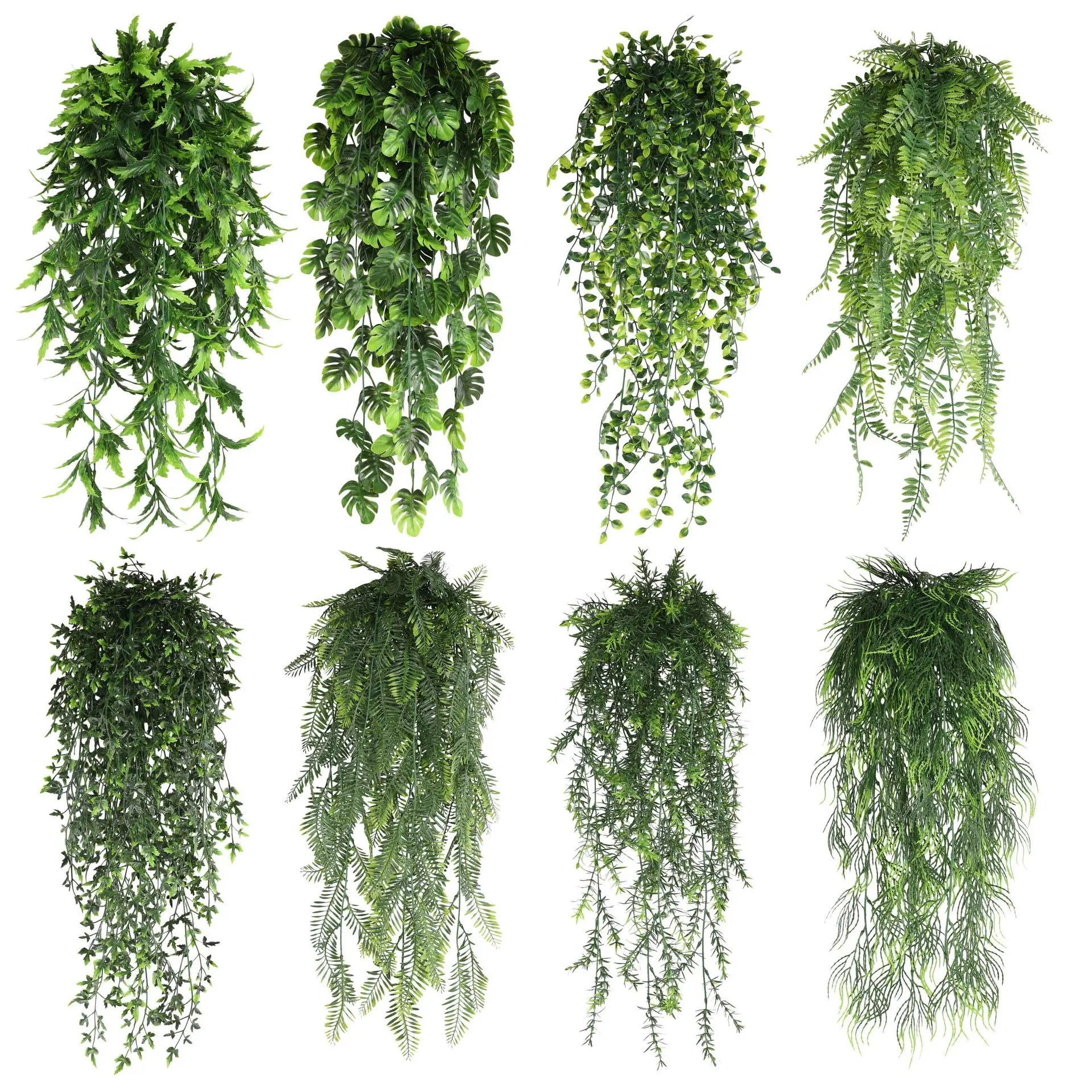 90cm Artificial Persian Fern Vine – Hanging Faux Plant with Plastic Leaves for Home, Wedding, Party & Wall Décor