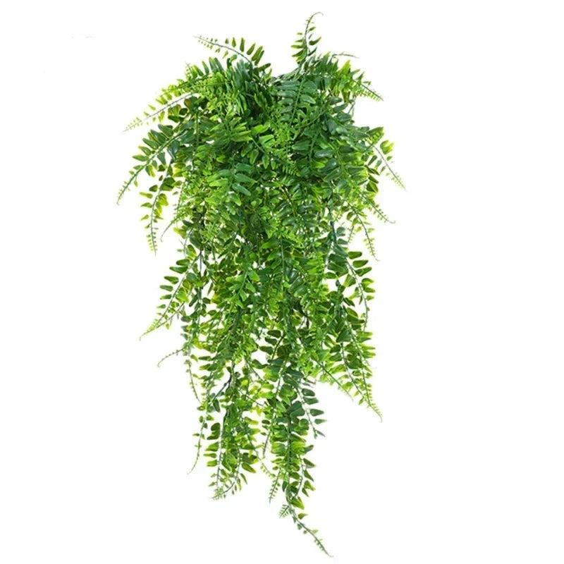 4pcs Artificial Persian Fern Leaves – Hanging Fake Ivy Vines for Home, Garden, Wedding & Party Wall Décor