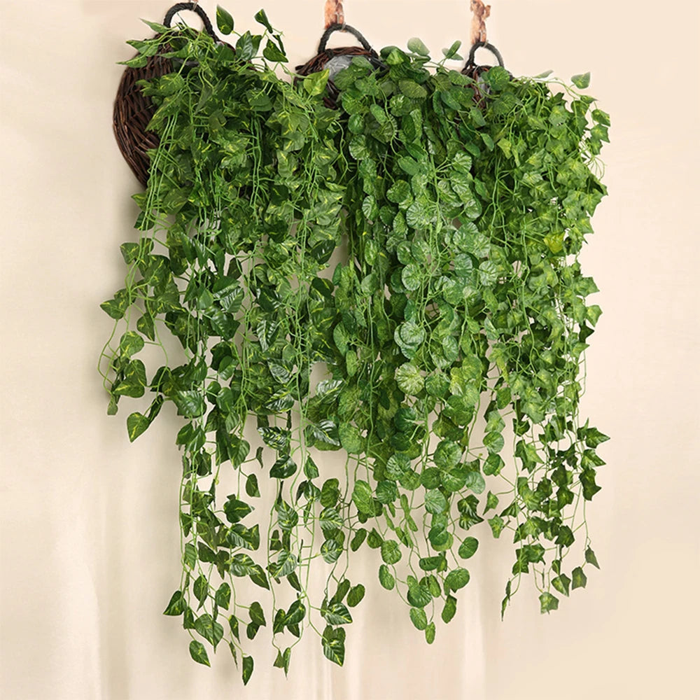 90cm Artificial Hanging Ivy Vine – Green Creeper Plant for Wall, Home, Garden, Wedding & Party Décor