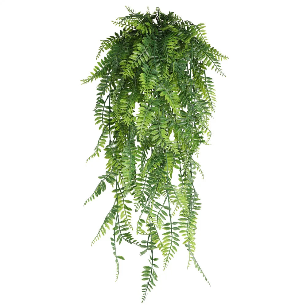 90cm Artificial Persian Fern Vine – Hanging Faux Plant with Plastic Leaves for Home, Wedding, Party & Wall Décor