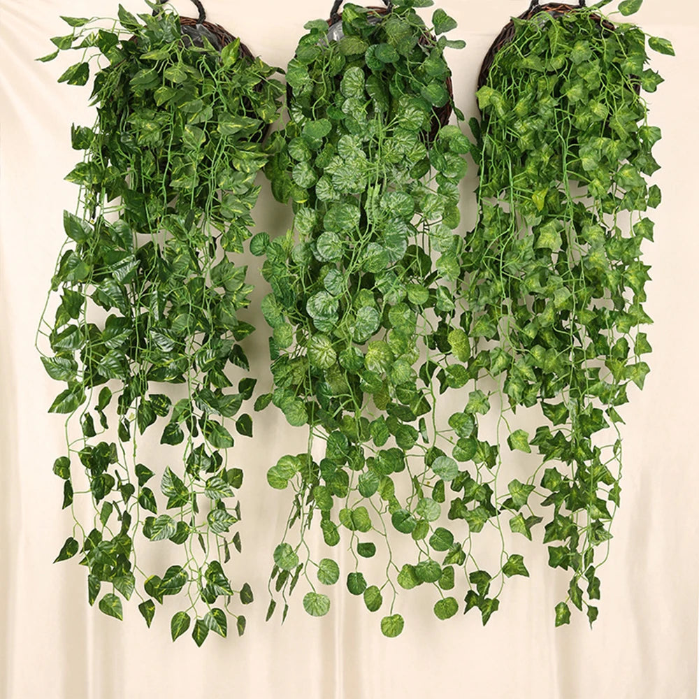 90cm Artificial Hanging Ivy Vine – Green Creeper Plant for Wall, Home, Garden, Wedding & Party Décor