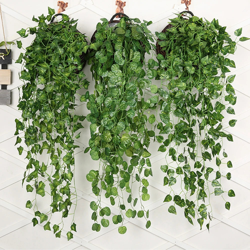 90cm Artificial Hanging Ivy Vine – Green Creeper Plant for Wall, Home, Garden, Wedding & Party Décor