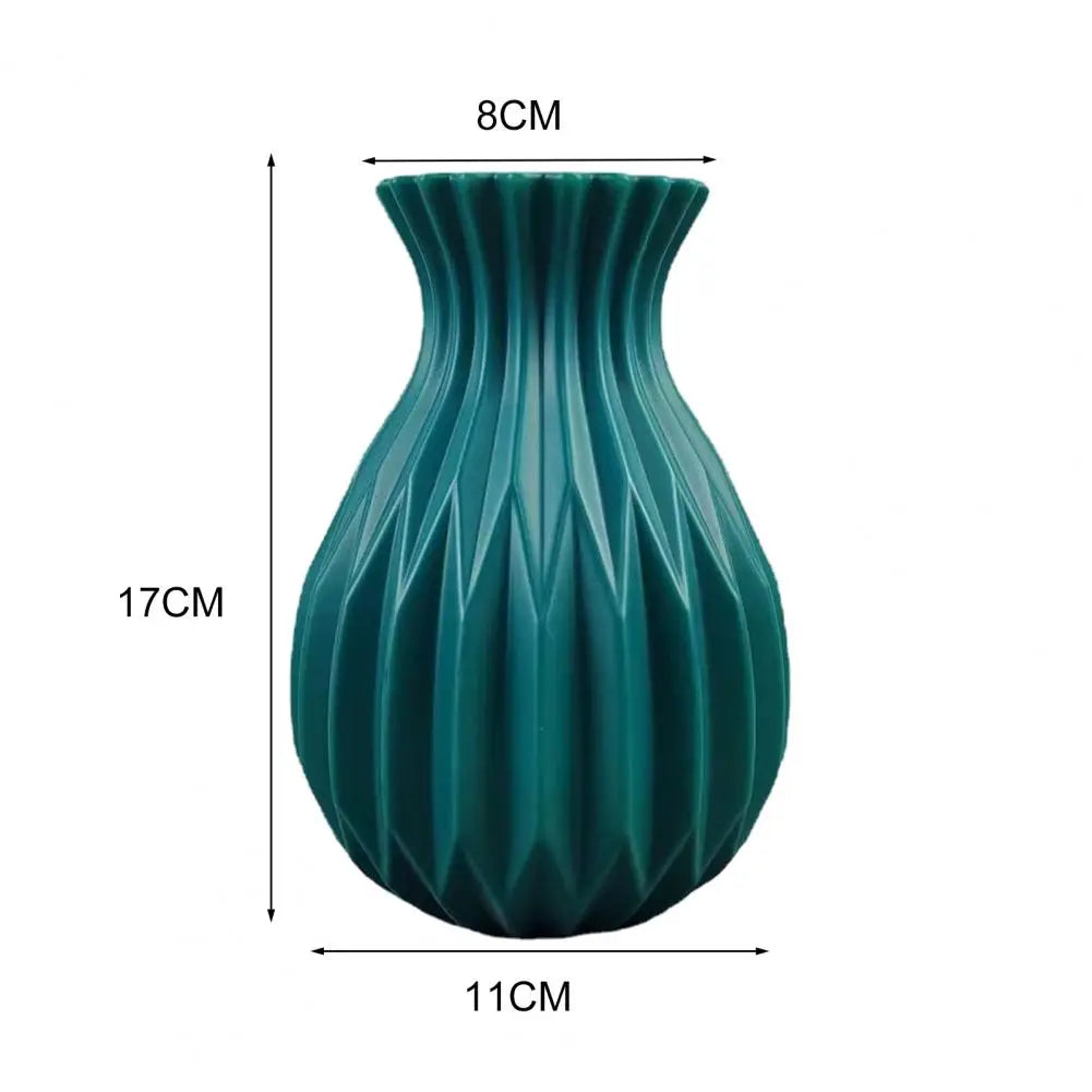 Elegant Decorative Flower Vase – Modern Plastic Vase for Home Decoration, Room Ornament & Wedding Décor