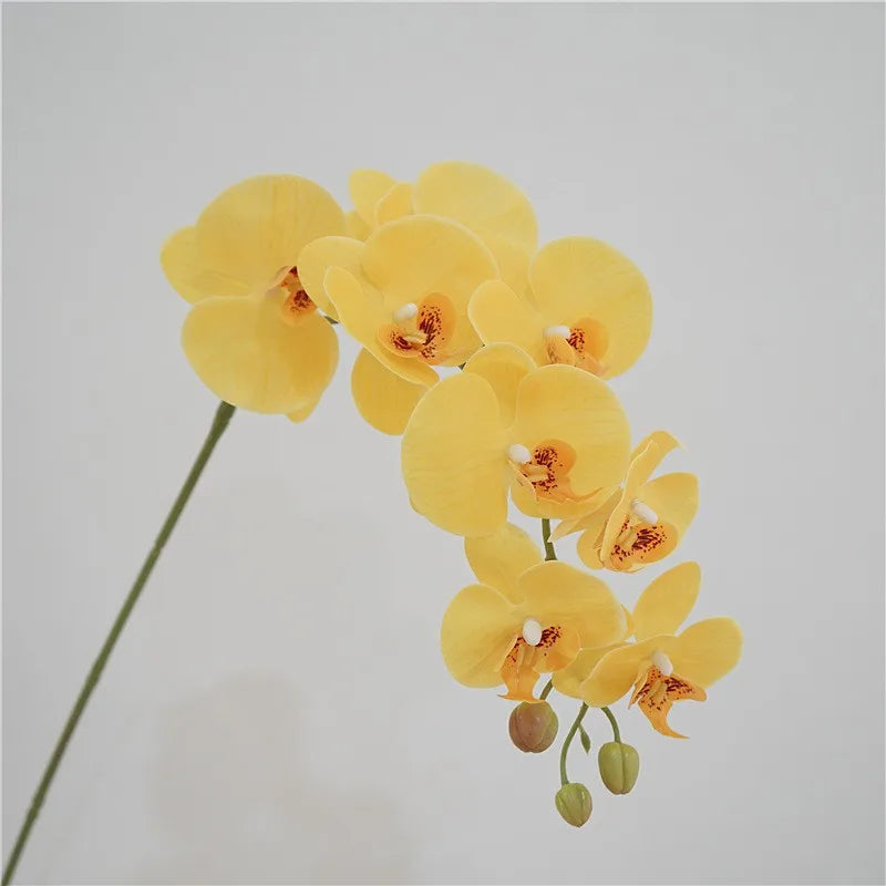 98cm Artificial Butterfly Orchid with 9 Heads – Fake Moth Orchid Flowers for Wedding, Christmas & Home Décor